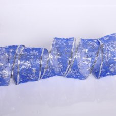 Гирлянда для дома ЛЕНТА ДЕКОРАТИВНАЯ \"Морозные снежинки\" 2,0 м, 6 см, 20 ламп LED (на батарейках),